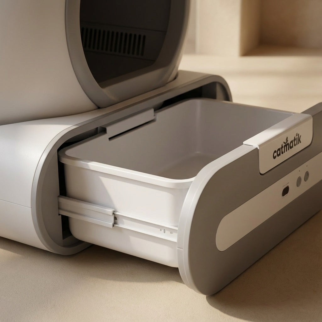 Litière Automatique Connectée Compacte