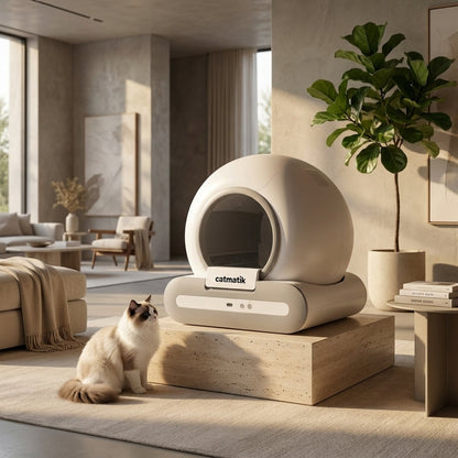 Litière Automatique Connectée Compacte