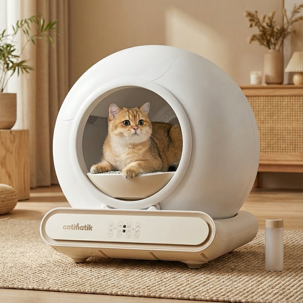 Litière Automatique Désodorisation Ionique Maison Féline